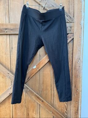 Ann Taylor Black Ponte Knit Pants